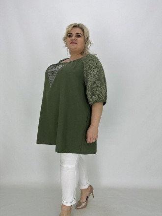 Опис товару
Туніка Ксюша великих розмірів - зручний та стильний одяг для жінок, . . фото 7