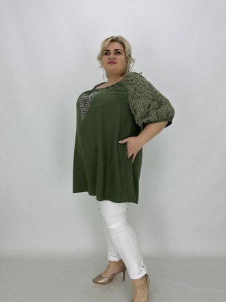 Опис товару
Туніка Ксюша великих розмірів - зручний та стильний одяг для жінок, . . фото 8