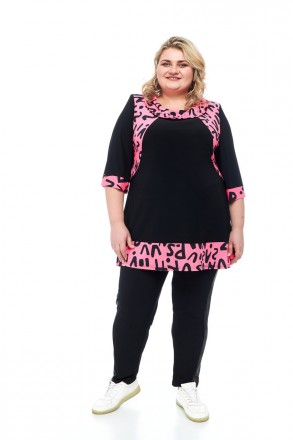 Туніка Кортні великих розмірів - це універсальний та зручний одяг для жінок, які. . фото 2