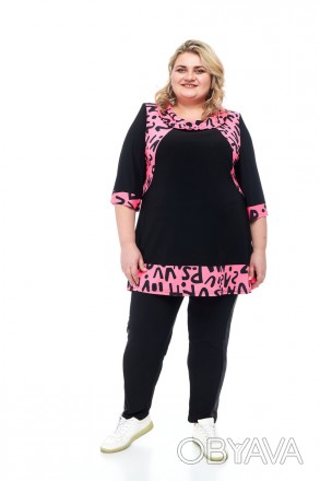 Туніка Кортні великих розмірів - це універсальний та зручний одяг для жінок, які. . фото 1
