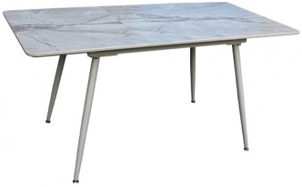 
Простий та елегантний стіл кухонний розкладний кераміка з МДФ шампань DAOSUN DT. . фото 4