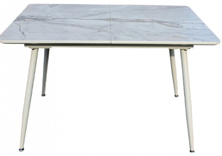 
Простий та елегантний стіл кухонний розкладний кераміка з МДФ шампань DAOSUN DT. . фото 3