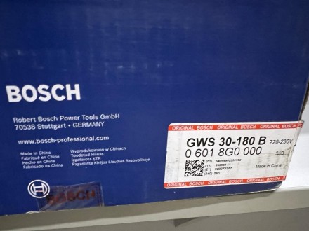 
Bosch GWS 30-180 B (06018G0000) Угловая шлифмашина НОВАЯ!!!
Бесщеточный двигате. . фото 6