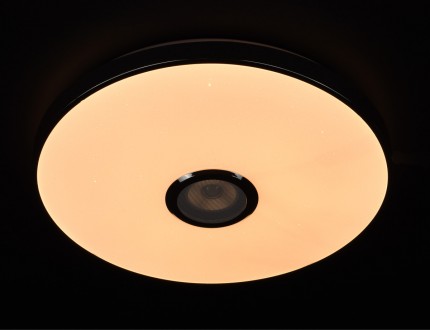 Люстра LED з RGB-підсвічуванням та Bluetooth колонкою 40 см діаметром - відмінни. . фото 4