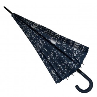 Зонтик трость на 16 карбоновых спиц - надежный защитник от дождя и ветра. Данный. . фото 4