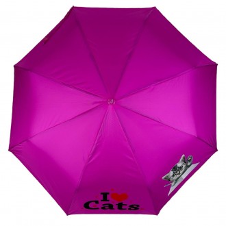 Детский веселый зонт с изображением кошек из серии "I♥Cats" порадует и защитит в. . фото 4