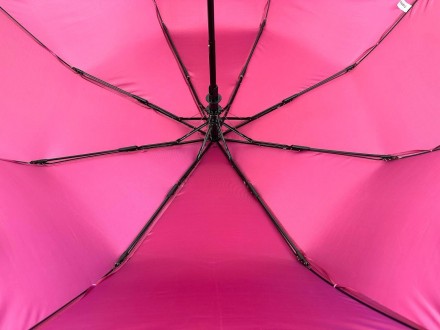 Женский зонт полуавтомат на 8 спиц из тонкого карбона - красивый и надежный защи. . фото 8