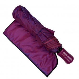 Женский зонт полуавтомат на 8 спиц из тонкого карбона - красивый и надежный защи. . фото 3