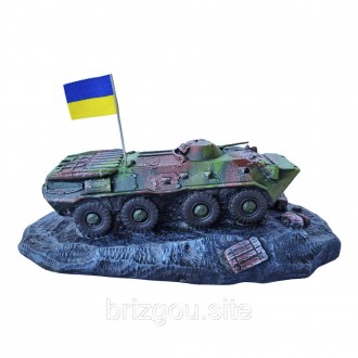 Статуетка "Український БТР-80" стане гарним сувеніром або
подарунком для військо. . фото 3