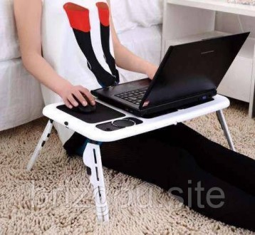 
Складаний столик-підставка для ноутбука з кулером E-Table LD09
Оригінальний, ко. . фото 4