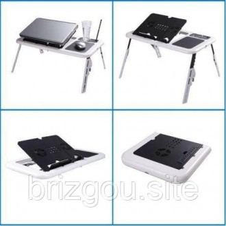 
Складаний столик-підставка для ноутбука з кулером E-Table LD09
Оригінальний, ко. . фото 8