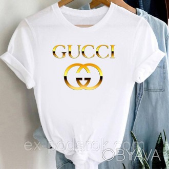 Весь ассортимент футболок смотрите в 
 
Женская футболка Гуччи/ Футболка Gucci
О. . фото 1