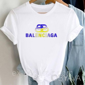 Женская футболка Баленсиага "Balenciaga". Бренд, логотип