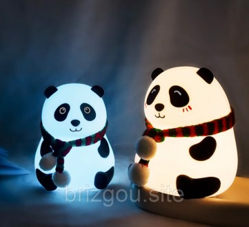 Силіконовий світильник "Панда" – оригінальний нічник, який зможе прикрасити не т. . фото 5
