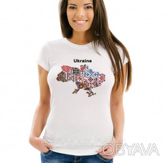 Полный ассортимент товара можно посмотреть здесь:
 
 
Женская футболка карта Укр. . фото 1