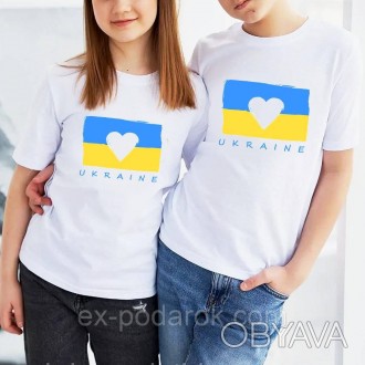 Полный ассортимент товара можно посмотреть в КАТАЛОГЕ 
 
Детская футболка UKRAIN. . фото 1