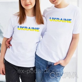 Полный ассортимент товара можно посмотреть в КАТАЛОГЕ 
 
Детская футболка Украин. . фото 1