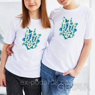 Полный ассортимент товара можно посмотреть в КАТАЛОГЕ 
 
Детская футболка с симв. . фото 1