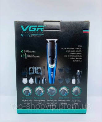 
Машинка для стрижки волос триммер VGR V-172
Инновационное устройство разработан. . фото 3