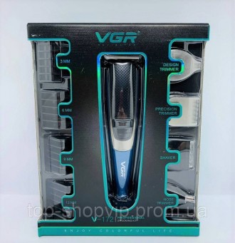 
Машинка для стрижки волос триммер VGR V-172
Инновационное устройство разработан. . фото 2