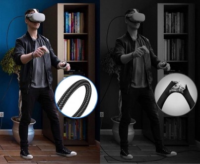 Кабель USB 3.1 - type С, 5 метрів, в оплетці кабель Oculus Link для Oculus Quest. . фото 8