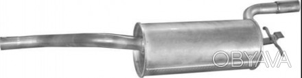 Глушитель алюм. сталь, задн. часть Alfa Romeo 33 90- 1.5/1.7ie 000043357. . фото 1