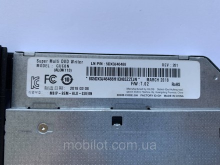 Оптический привод к ноутбуку Lenovo V110-15IAP. В рабочем состоянии. Более детал. . фото 6