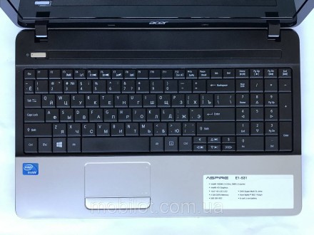 Ноутбук Acer Aspire E1-531 в нормальном состоянии. На корпусе ноутбука есть цара. . фото 7