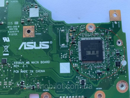 Материнская плата к ноутбуку Asus K556UR. В не рабочем состоянии. При проверке п. . фото 6