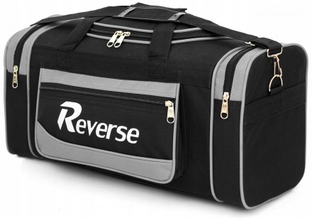 Дорожная сумка из кордуры 45L Reverse черная с серым CH-s01 black-grey
Описание . . фото 5