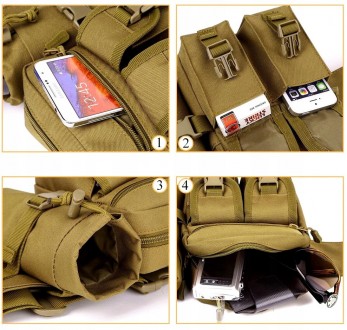 Тактическая поясная, набедренная сумка Edibazzar койот 5904555959248
Описание из. . фото 8