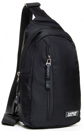 Нагрудная мужская сумка, слинг Lanpad LAN3733 black, черный
Тренд сезона сумка-с. . фото 2