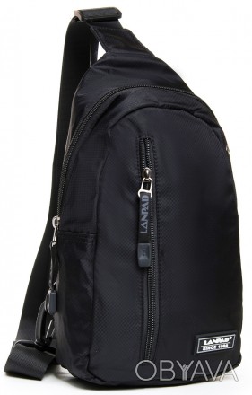 Нагрудная мужская сумка, слинг Lanpad LAN3733 black, черный
Тренд сезона сумка-с. . фото 1