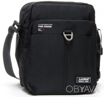 Надежная мужская сумка Lanpad 4206 black
Практичная мужская сумку на плечо имея . . фото 1