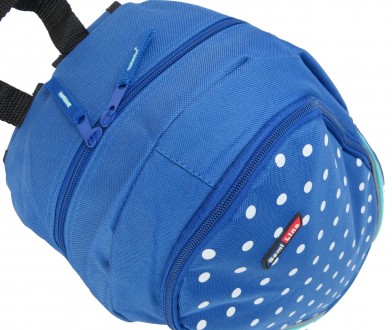 Молодежный рюкзак 25L SemiLine синий в горошек
Описание товара:
	Рюкзак выполнен. . фото 10