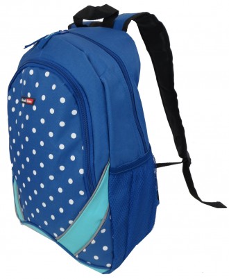 Молодежный рюкзак 25L SemiLine синий в горошек
Описание товара:
	Рюкзак выполнен. . фото 5