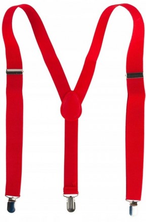 Мужские подтяжки для брюк Y-образные Martom 100 на 2,5 см BQ6A red, красные
Опис. . фото 5