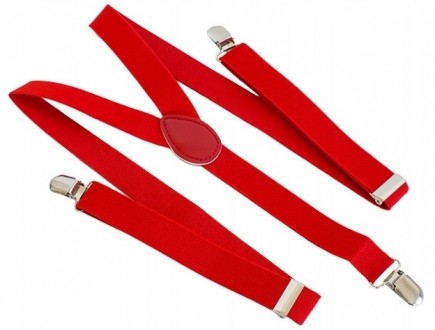 Мужские подтяжки для брюк Y-образные Martom 100 на 2,5 см BQ6A red, красные
Опис. . фото 8