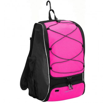 Рюкзак спортивный для тренировок 22L Amazon Basics черный с розовым
Описание тов. . фото 2