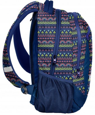 Городской рюкзак PASO на 20 литров 18-2808PC16 синий
Описание:
	Контрастный лого. . фото 4