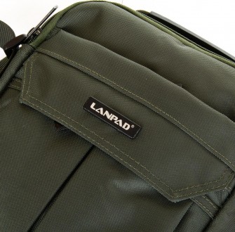 Практичная мужская сумка Lanpad LAN3768 green, хаки
Отличным вариантом на каждый. . фото 5