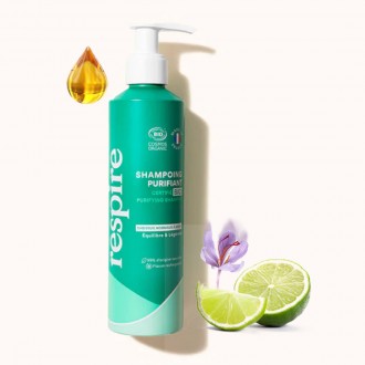 Respire Шампунь очищающий для нормальных и жирных волос 
 Respire Shampoing Puri. . фото 2