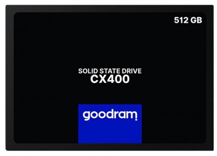 
Твердотельный накопитель SSD 512GB SATA III 3D TLC 2.5" GOODRAM CX400 SSDPR-CX4. . фото 2