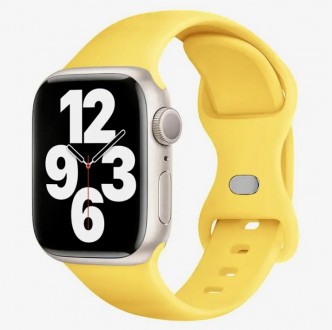 Ремешок Apple Watch 38/40/41 мм (желтый). Киев. фото 1 Ремешок Apple Watch 38/40/41 мм (желтый). Киев. фото 1