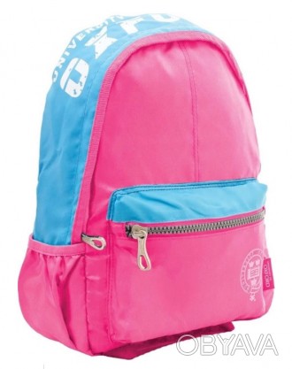 ![CDATA[Рюкзак для підлітків YES Х258 "Oxford", рожевий, 31.5*15*48.5см Работаем. . фото 1