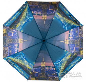 Полуавтоматический зонт SL женский PODSL21305-2
Описание товара:
	Материал: понж. . фото 1