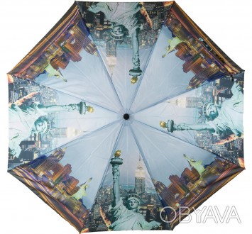 Полуавтоматический зонт SL женский PODSL21305-1
Описание товара:
	Материал: понж. . фото 1