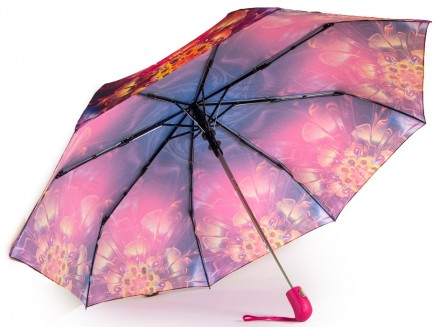 Полуавтоматический зонт SL женский SL21304-6
Описание товара:
	Материал: понж.
	. . фото 3