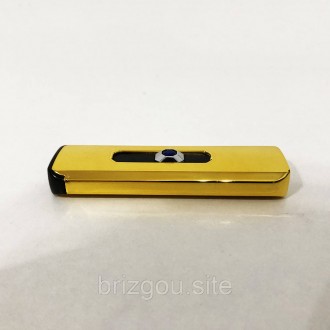 Запальничка юсб з гравіюванням золота / Електронна сенсорна USB запальничка / За. . фото 2