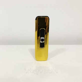 Запальничка юсб з гравіюванням золота / Електронна сенсорна USB запальничка / За. . фото 5